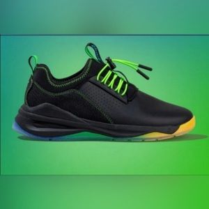 Clove Limited Edition Lunar Fade Nurse Shoes Women’s Size 5 Black Yellow Green